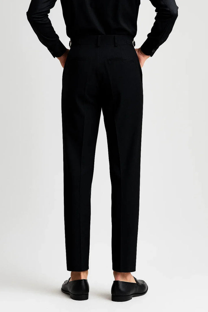 Pantalon Homme Élégant à Pinces
