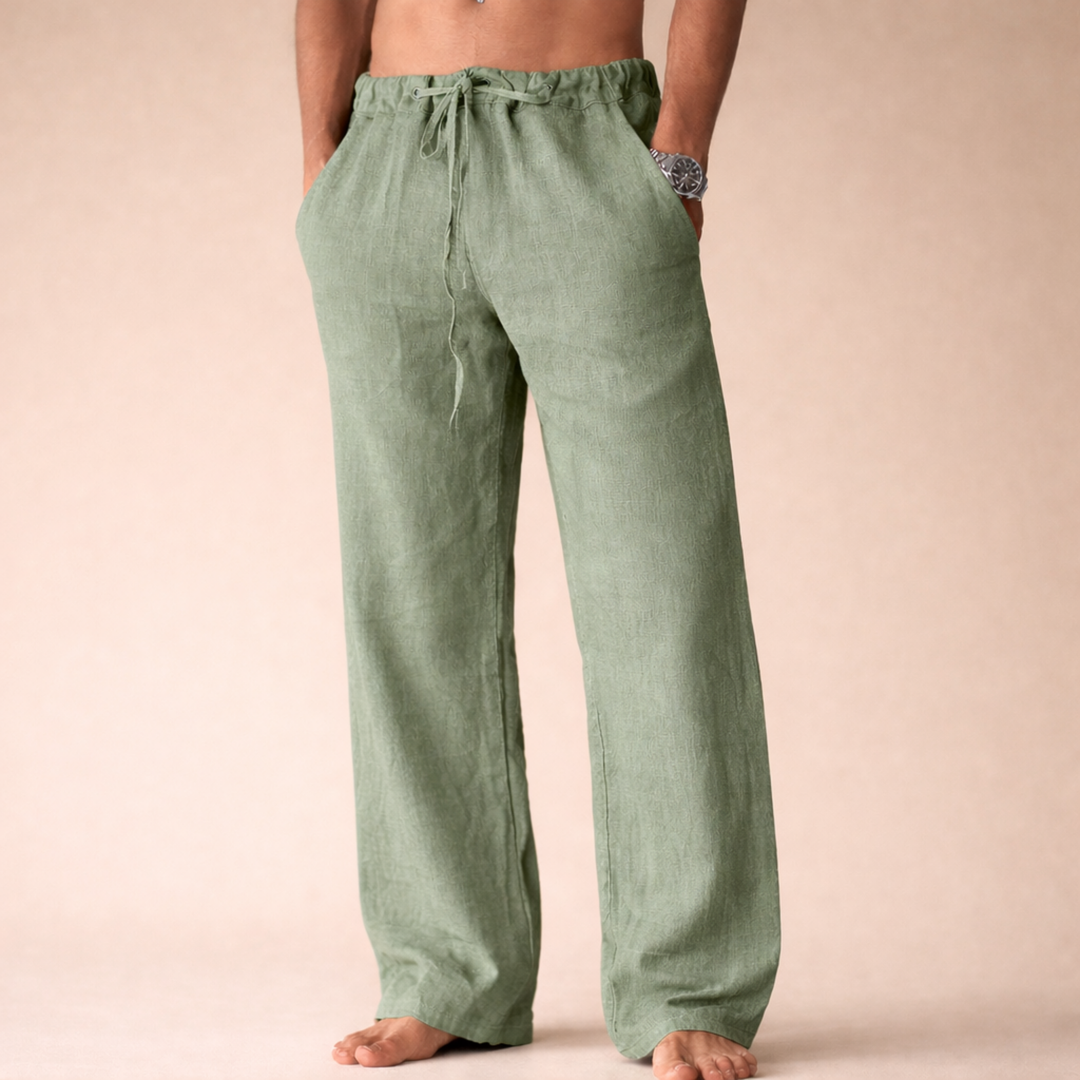 Pantalon Homme Fluide et Léger – Vert