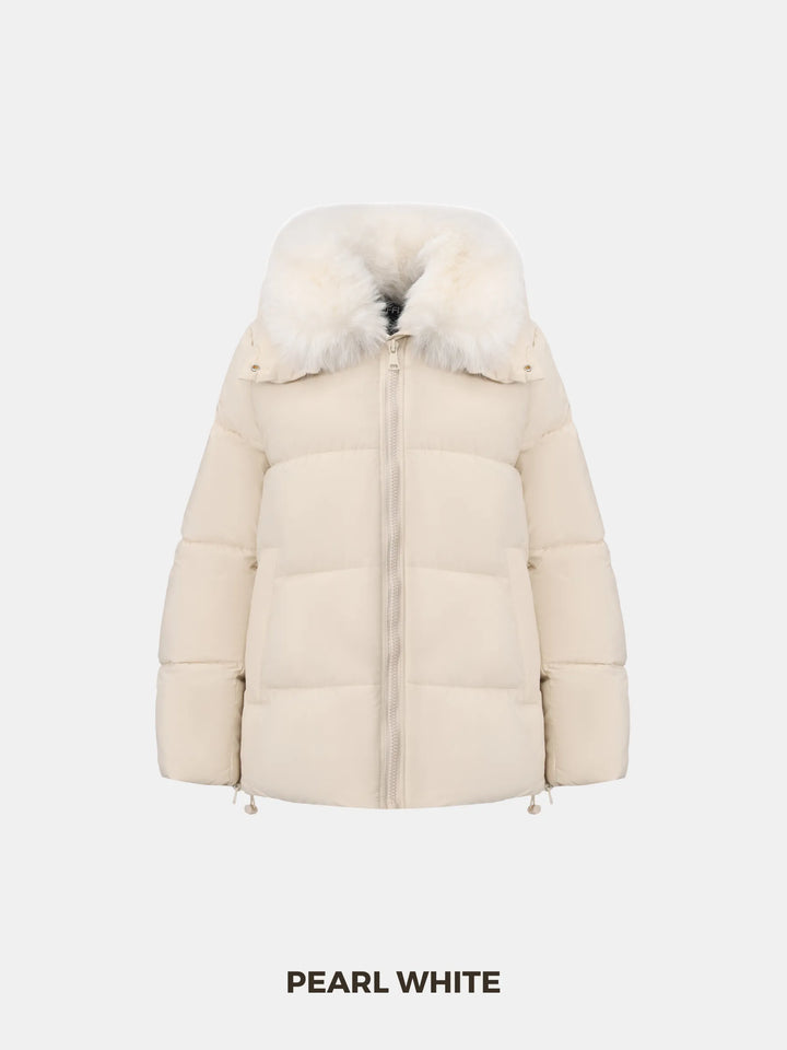 Veste Matelassée à Col Amovible – Parelwit