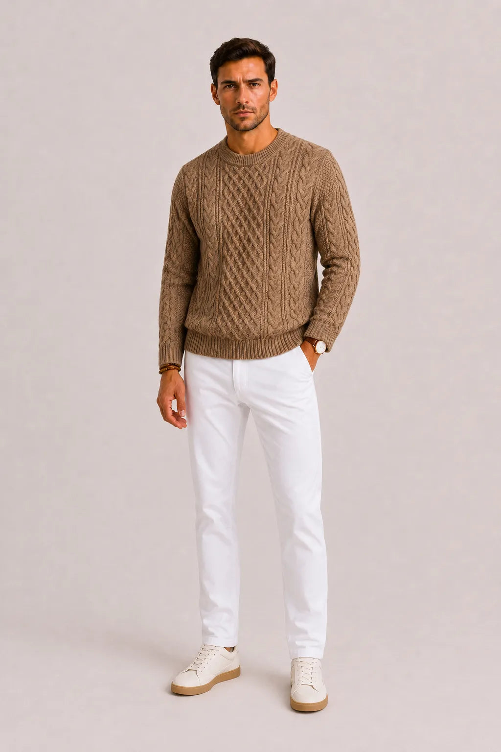 Pull Homme à Torsades