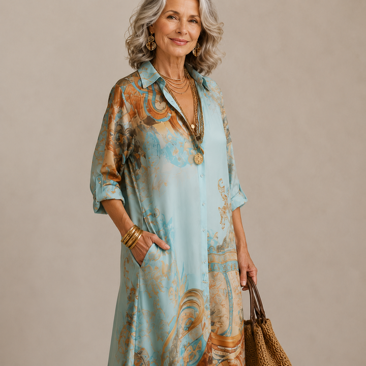 Robe Chemise Longue Imprimée