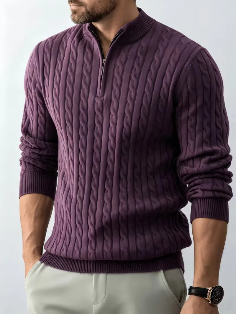 Pull à Col Zippé et Torsades