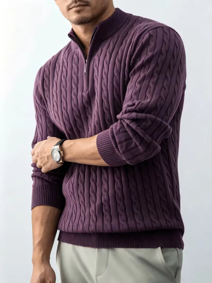 Pull à Col Zippé et Torsades