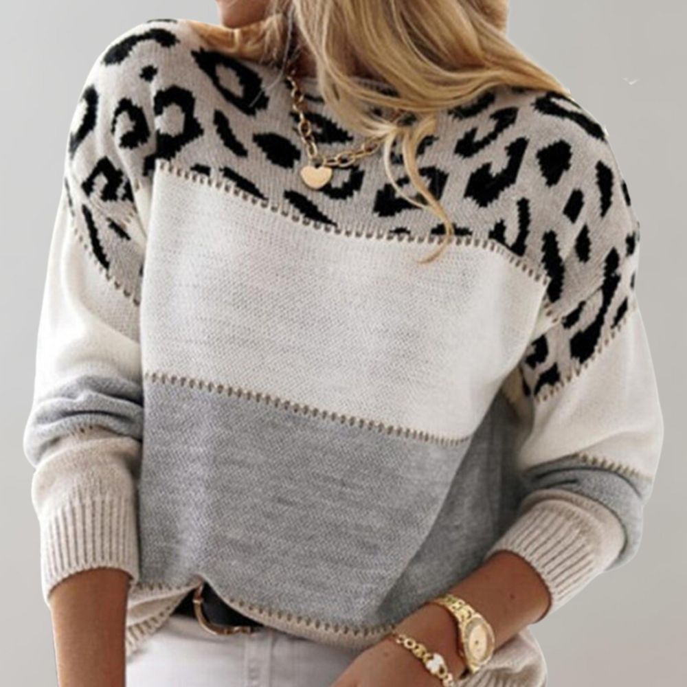 Pull Chic à Imprimé Animal