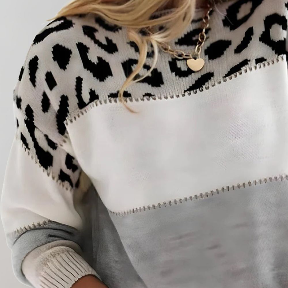 Pull Chic à Imprimé Animal