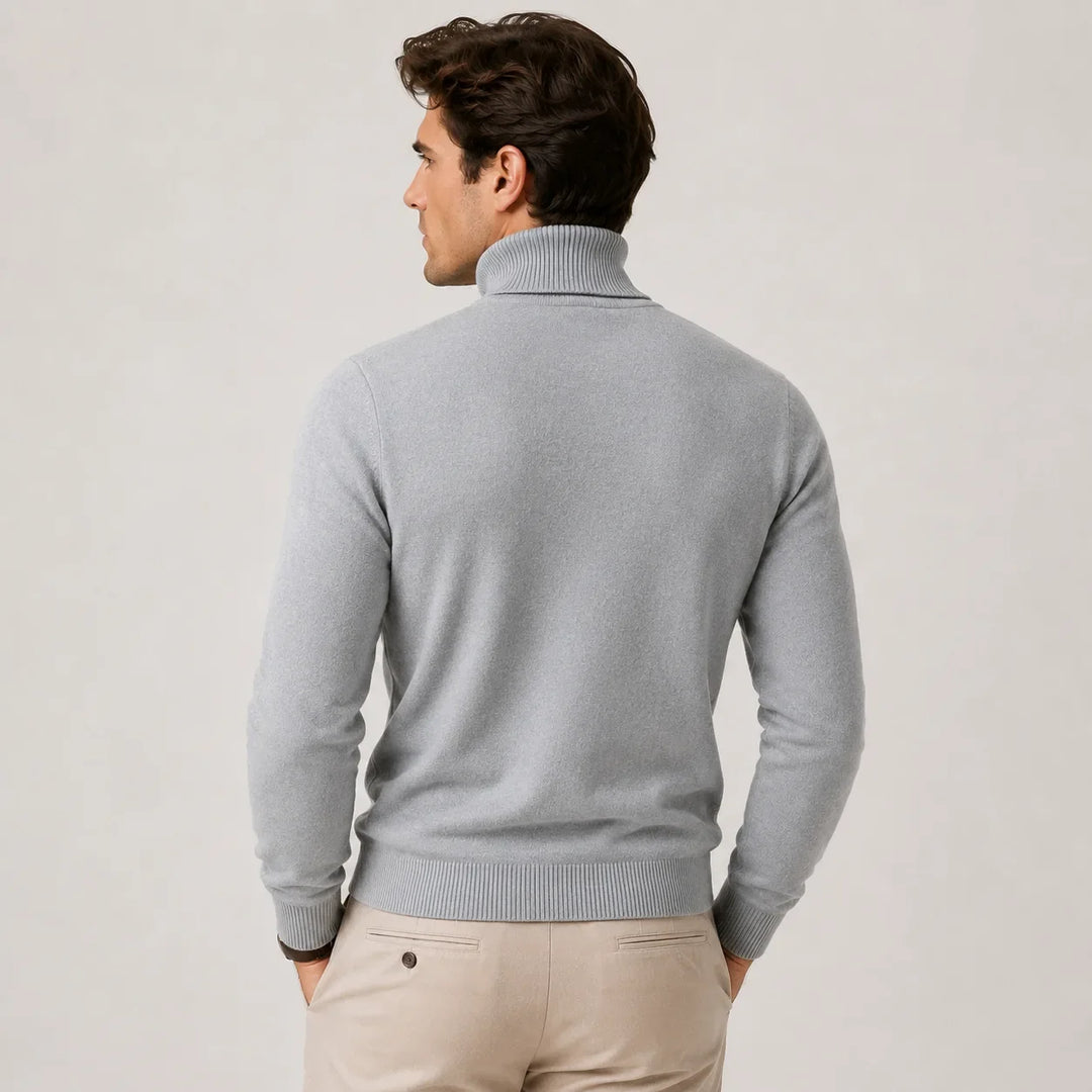 Pull Classique à Col Roulé