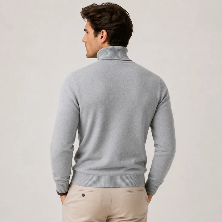 Pull Classique à Col Roulé