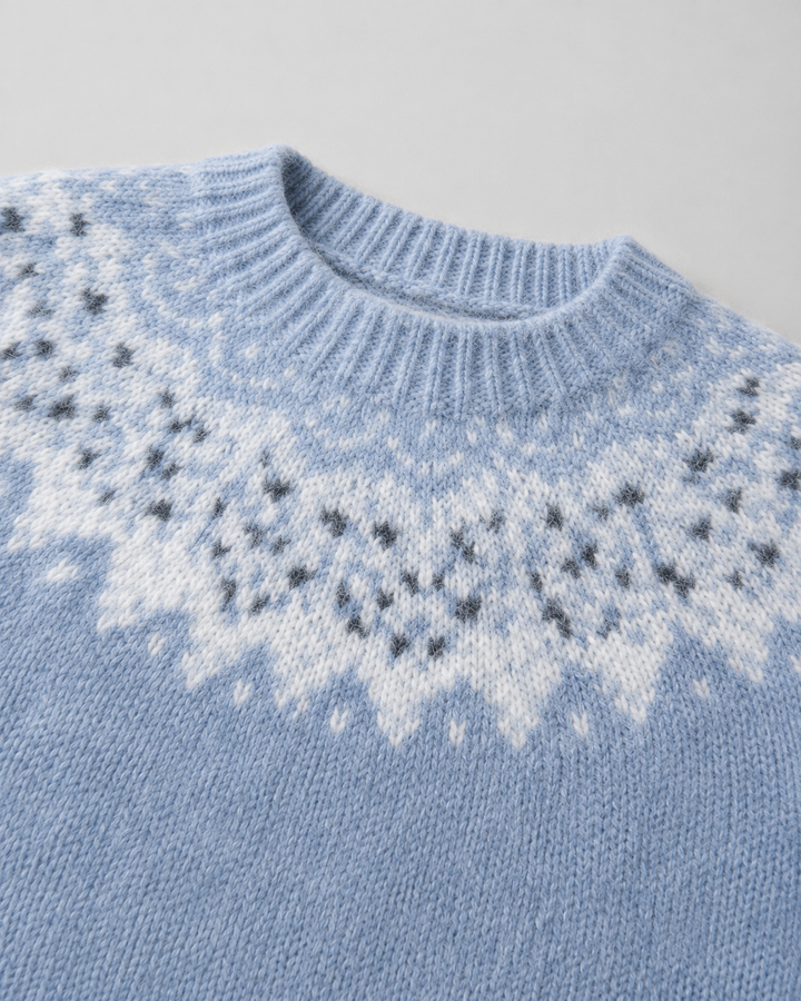 Pull Douillet à Motif Nordique
