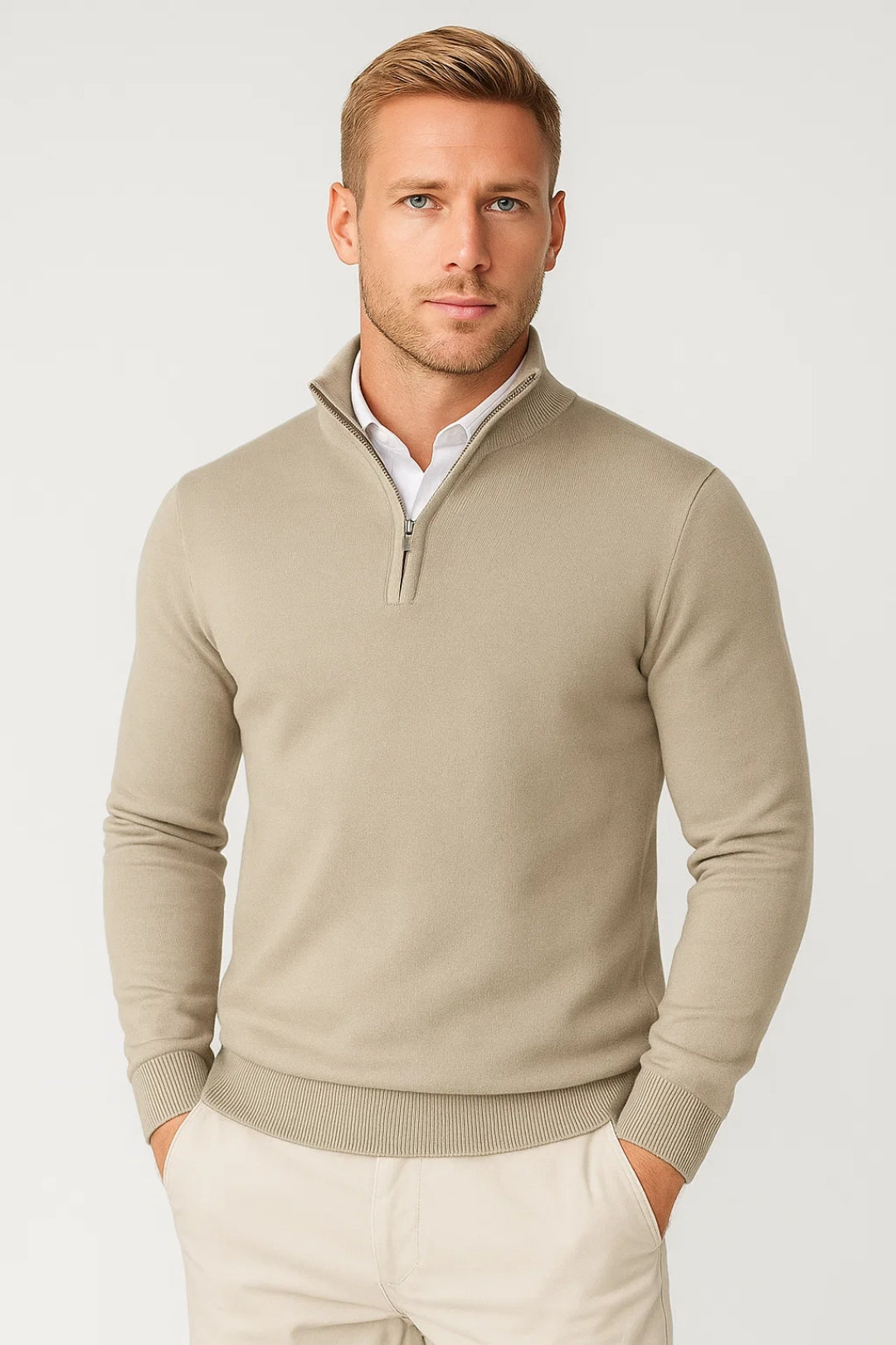 Pull Essentiel à Col Zippé