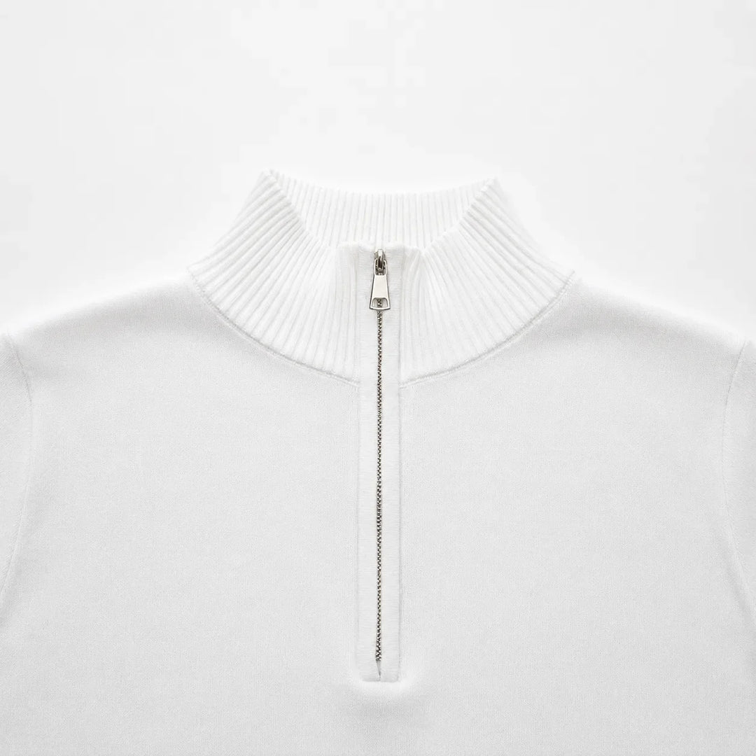 Pull Homme à Col Droit