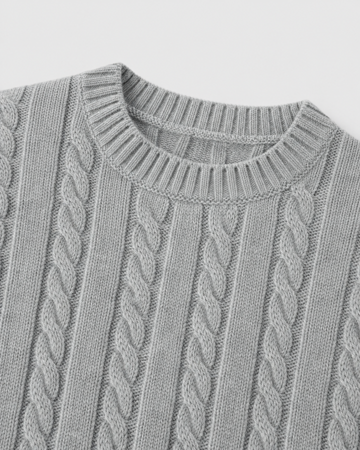 Pull Homme à Motif Torsadé