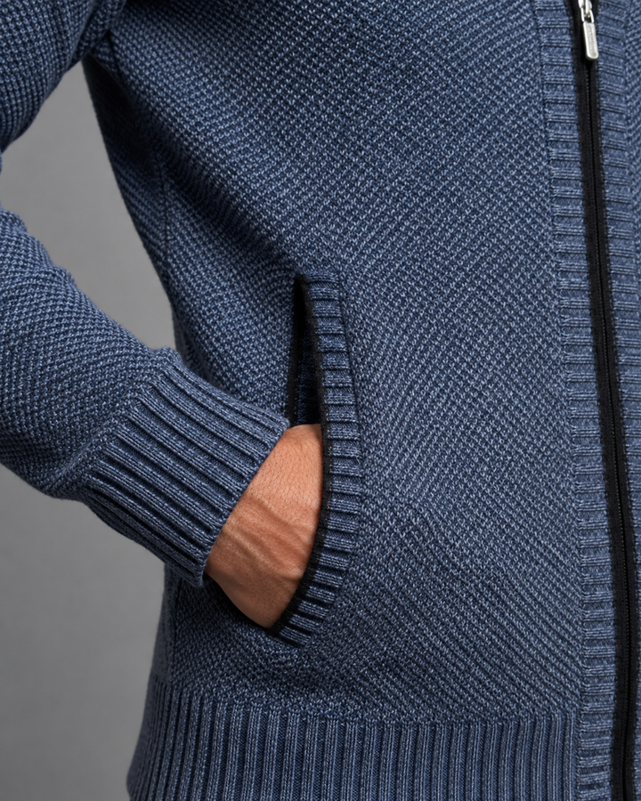Pull Structuré Col Montant