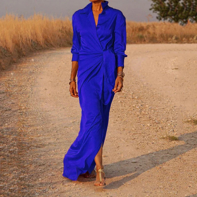 Brisen | Robe maxi portefeuille élégante pour femmes