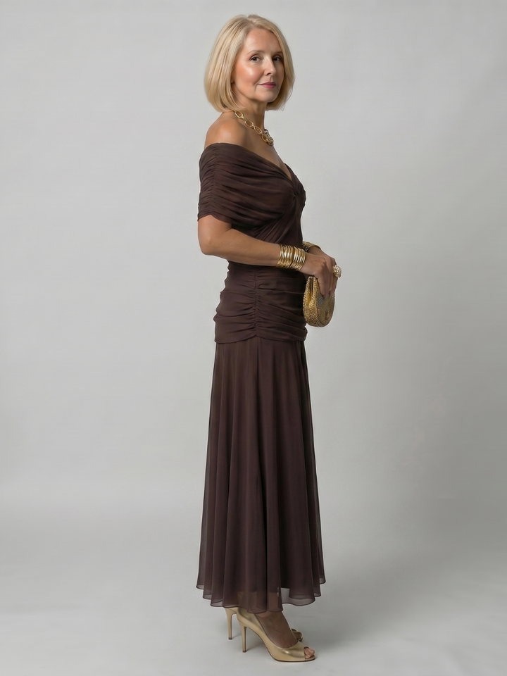 Robe de Cérémonie Fleurie