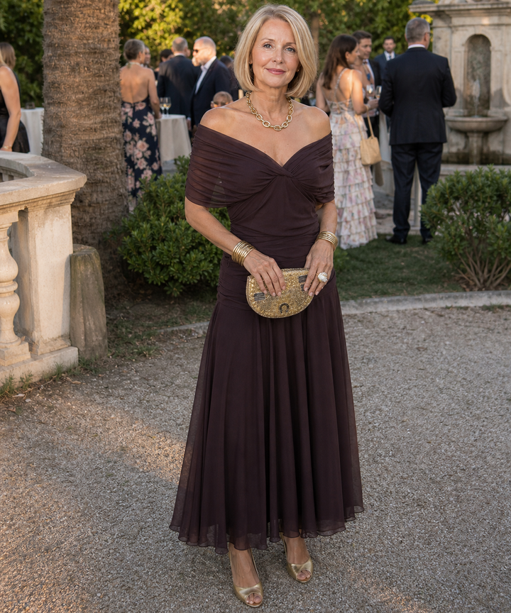 Robe de Cérémonie Fleurie