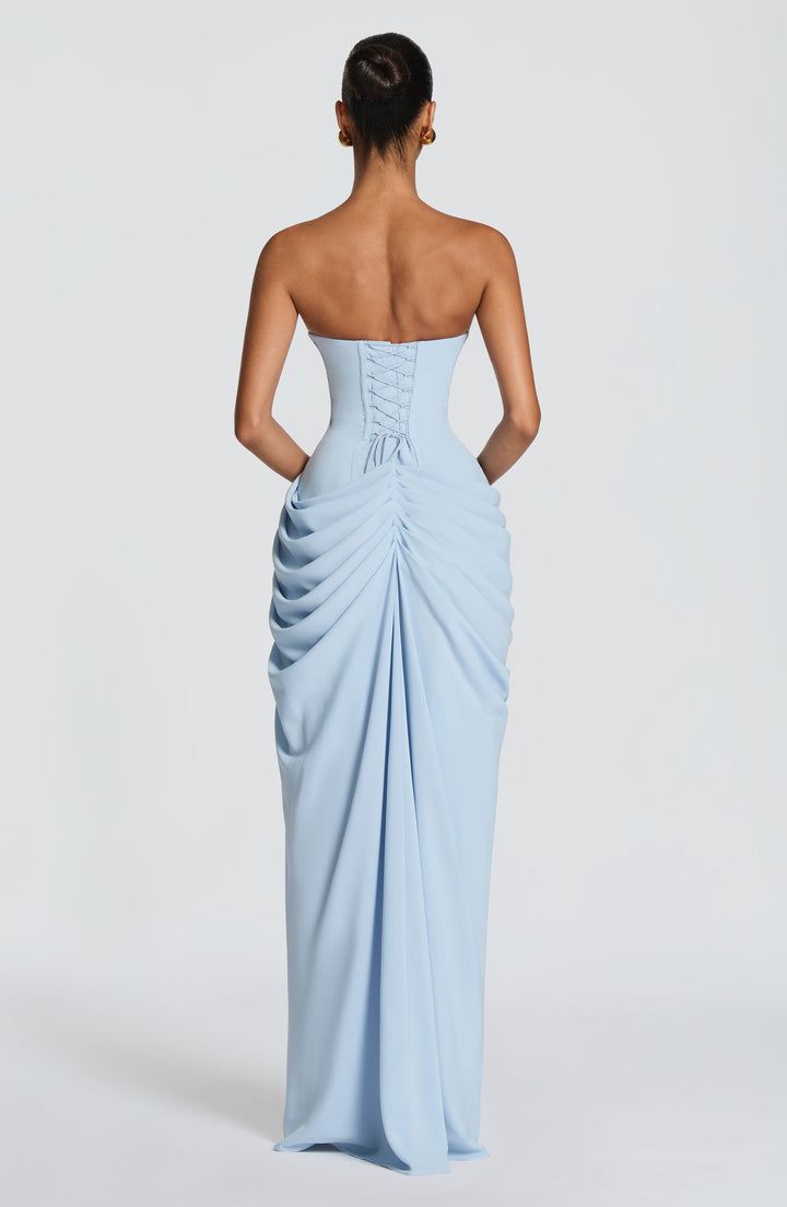 Robe Longue Bustier Fendue