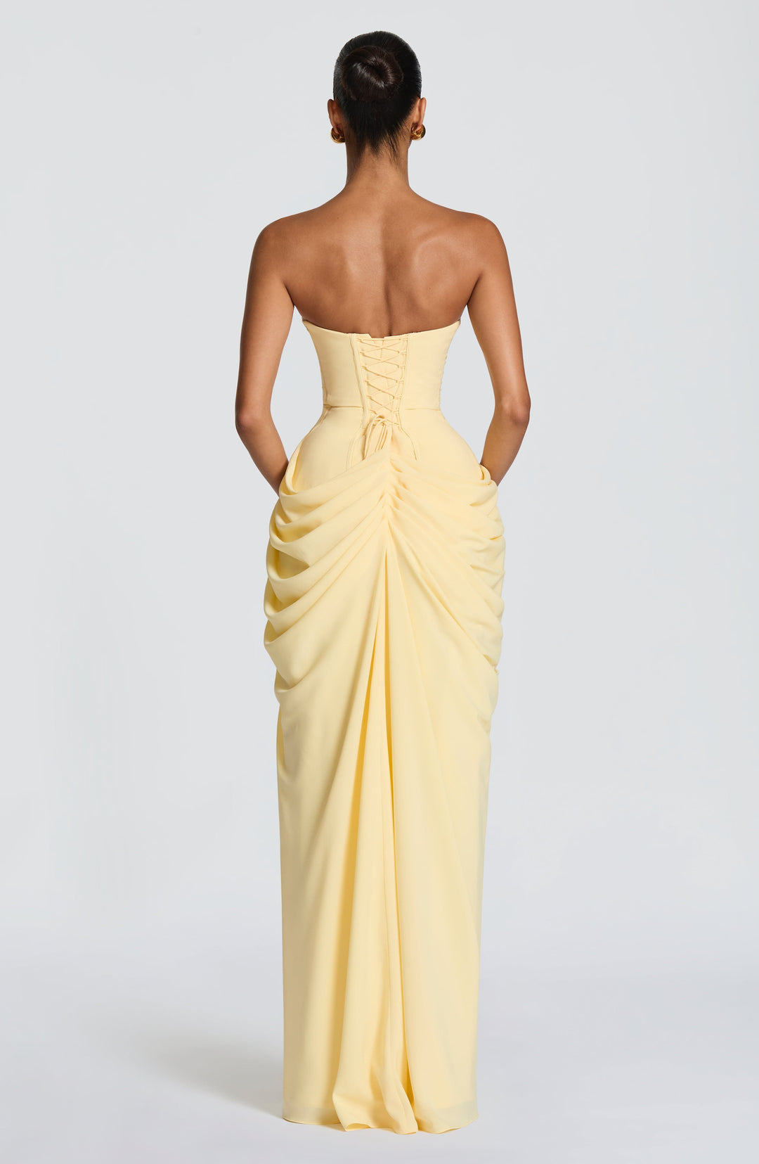 Robe Longue Bustier Fendue