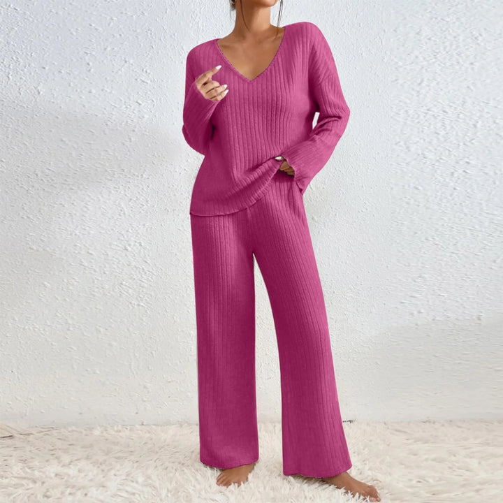 Ensemble Coordonné Confortable – Rose