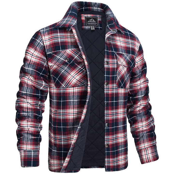 Veste Homme Style Bûcheron – Rouge