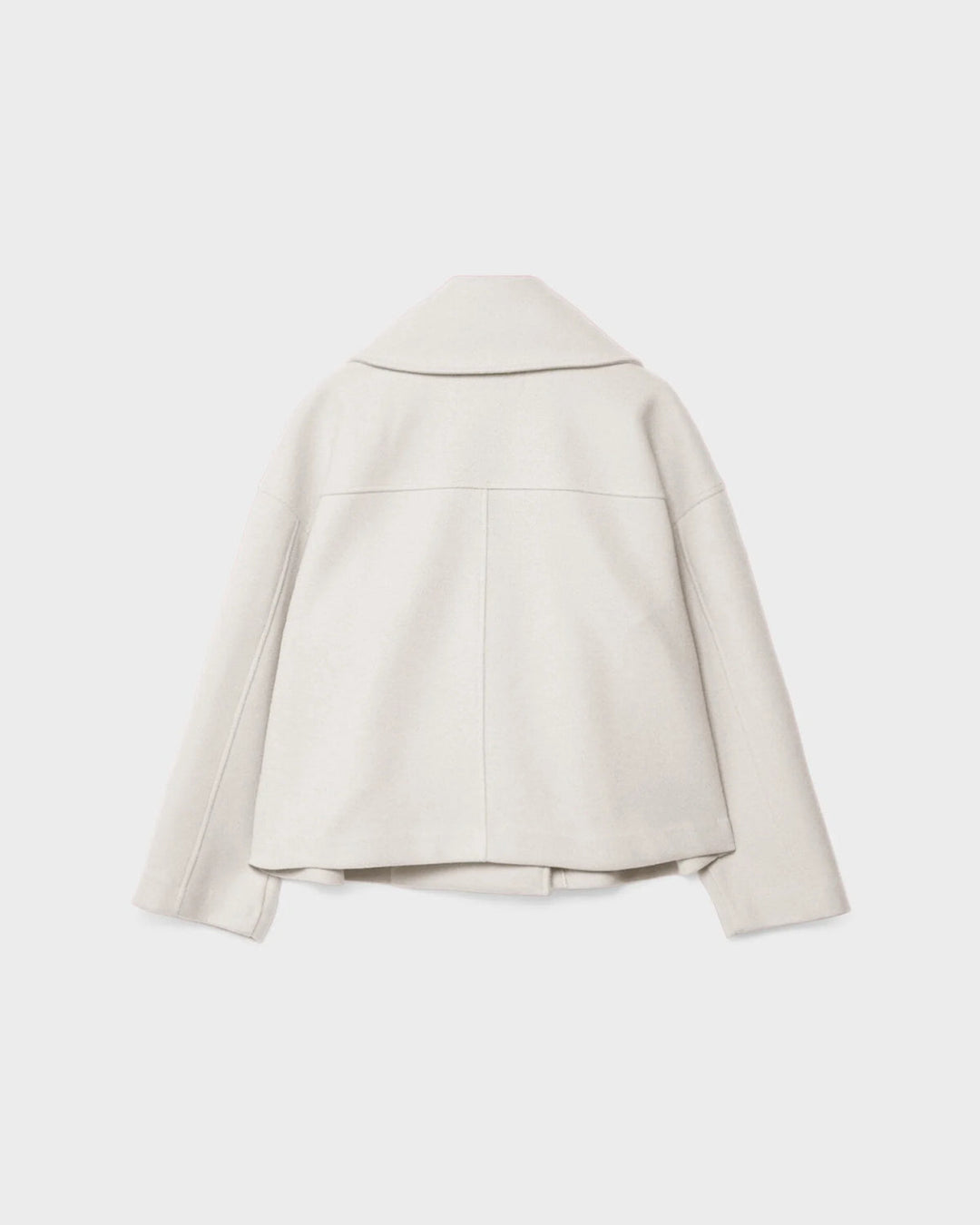 Veste Courte Croisée en Laine – Manteau Élégant Automne Hiver