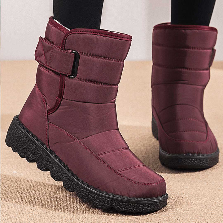 Bottines d’Hiver Imperméables | Doublées en Fausse Fourrure | Chaudes et Antidérapantes