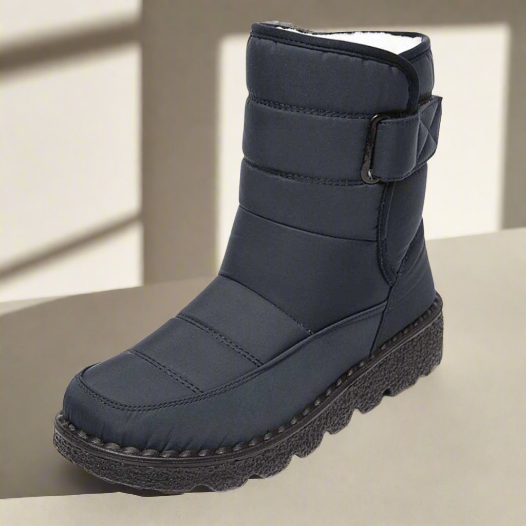 Bottines d’Hiver Imperméables | Doublées en Fausse Fourrure | Chaudes et Antidérapantes