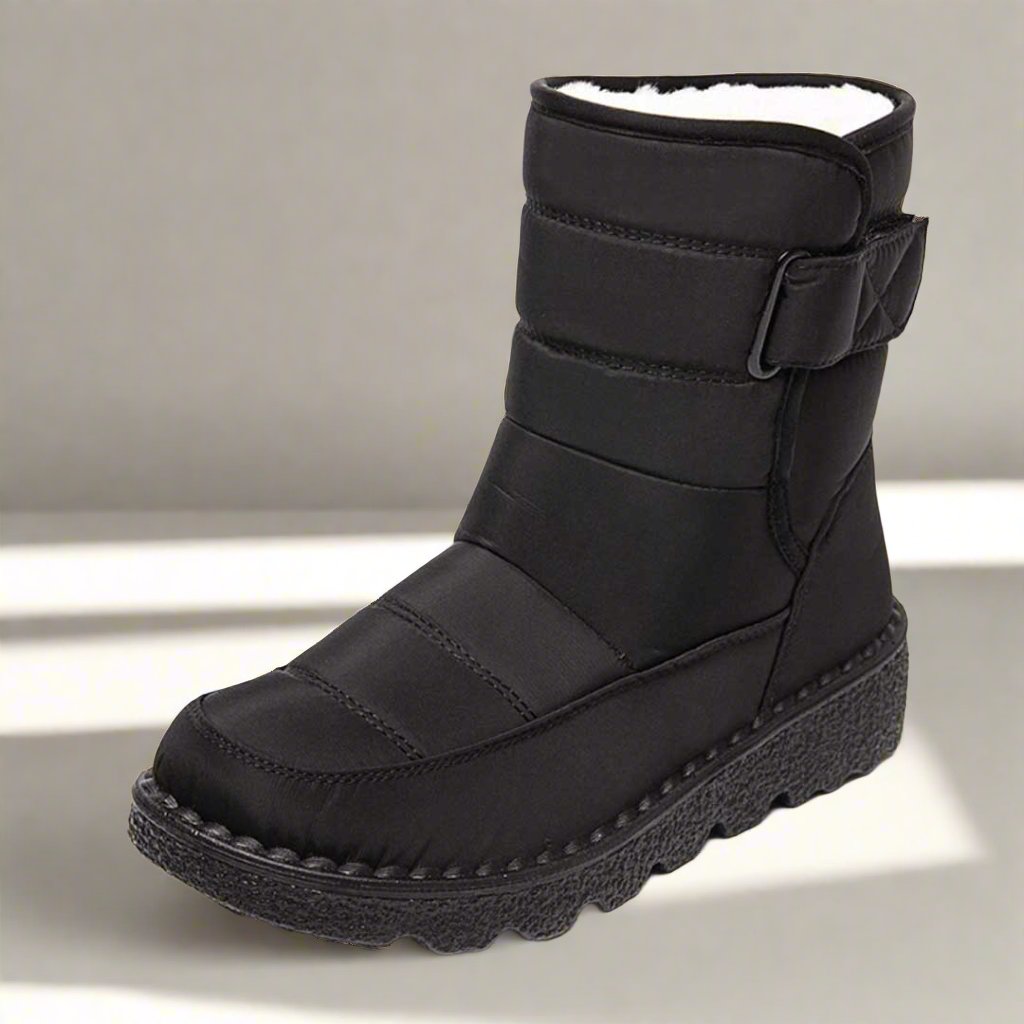 Bottines d’Hiver Imperméables | Doublées en Fausse Fourrure | Chaudes et Antidérapantes