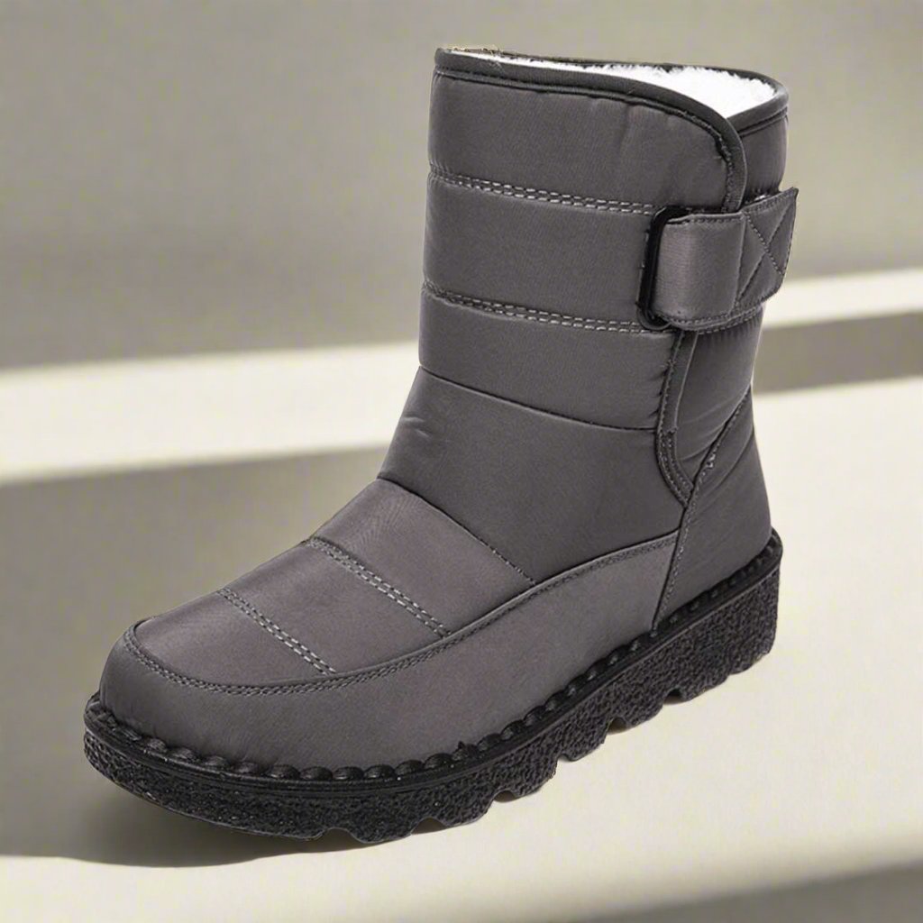 Bottines d’Hiver Imperméables | Doublées en Fausse Fourrure | Chaudes et Antidérapantes