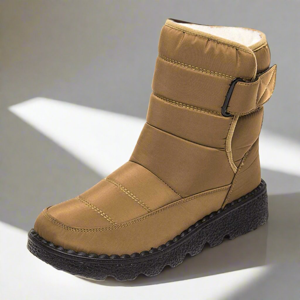 Bottines d’Hiver Imperméables | Doublées en Fausse Fourrure | Chaudes et Antidérapantes