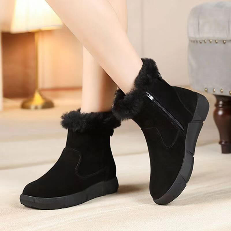 Bottines Doublées en Fourrure | Imperméables et Antidérapantes | Chaudes et Élégantes