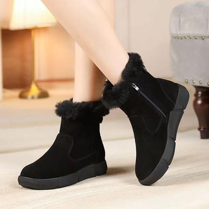 Bottines Doublées en Fourrure | Imperméables et Antidérapantes | Chaudes et Élégantes