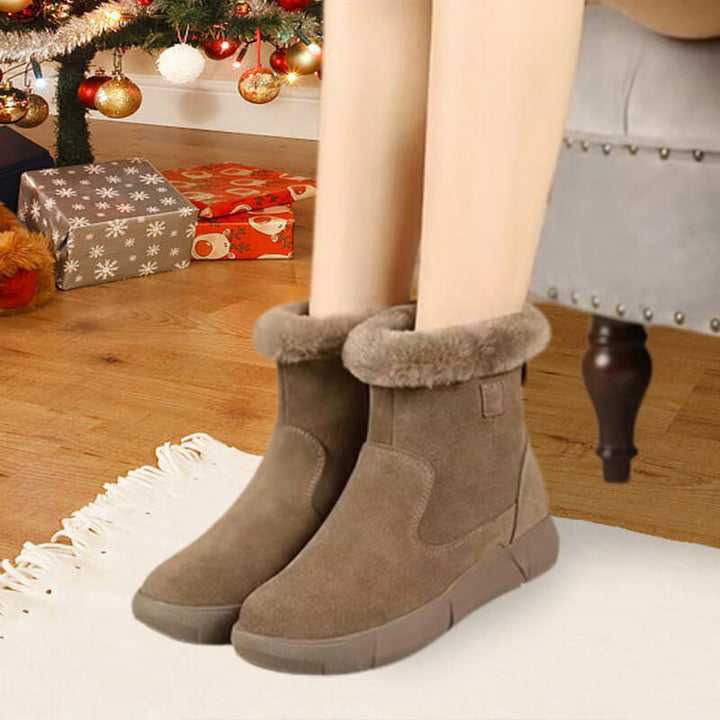 Bottines Doublées en Fourrure | Imperméables et Antidérapantes | Chaudes et Élégantes