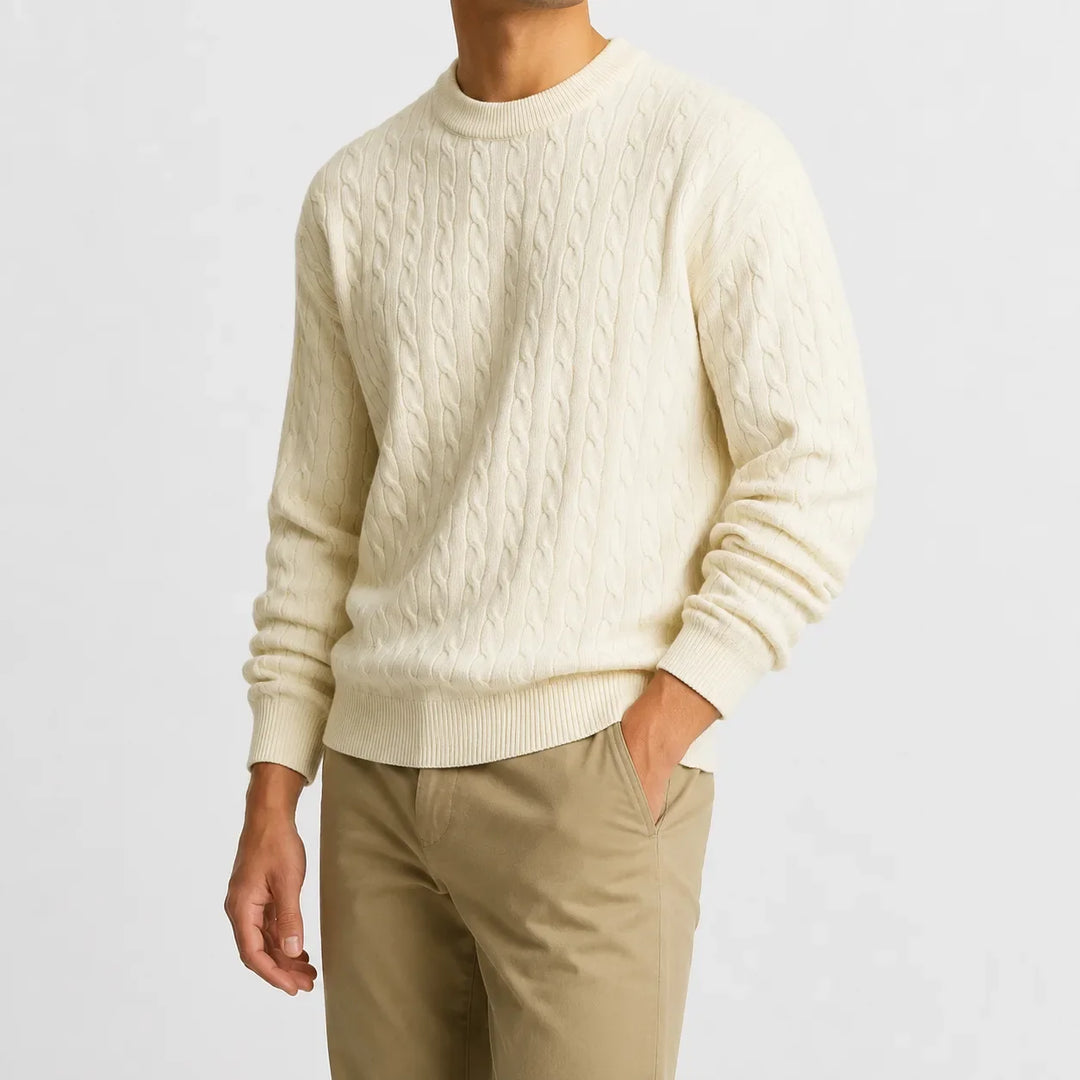 Pull Homme Intemporel Col Rond