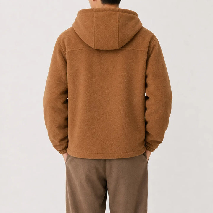 Sweat Doublé Zippé à Capuche