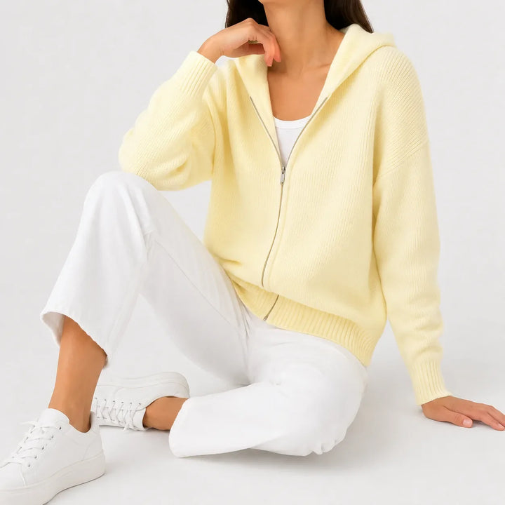 Sweat Essentiel Zippé à Capuche
