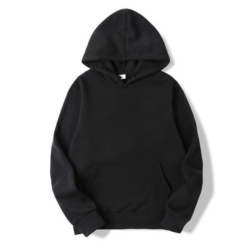 Sweat Homme Classique à Capuche – Noir