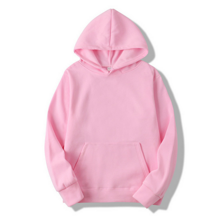 Sweat Homme Classique à Capuche – Rose