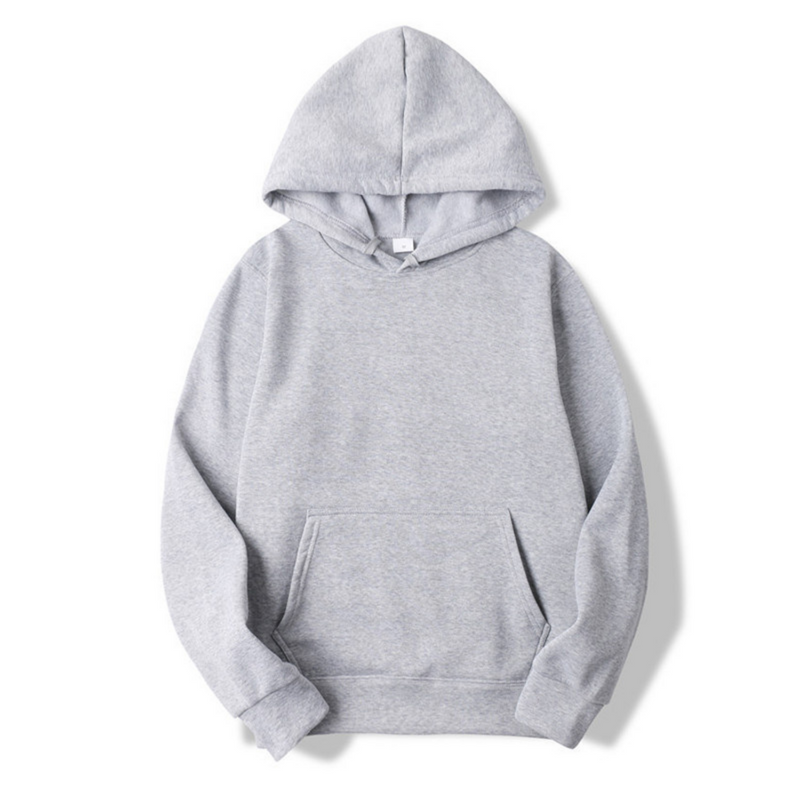 Sweat Homme Classique à Capuche – Gris