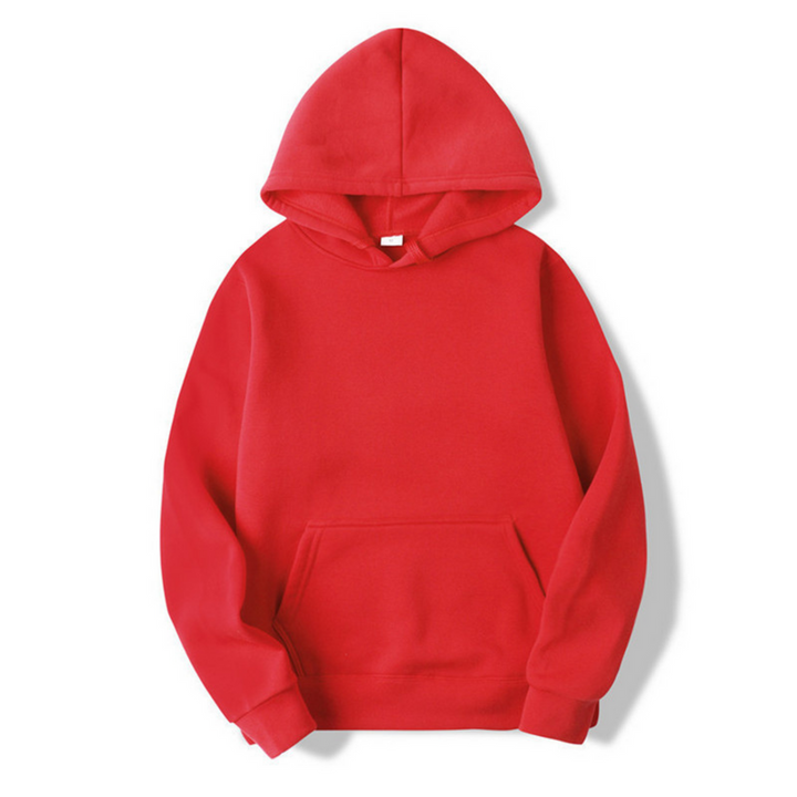 Sweat Homme Classique à Capuche – Rouge