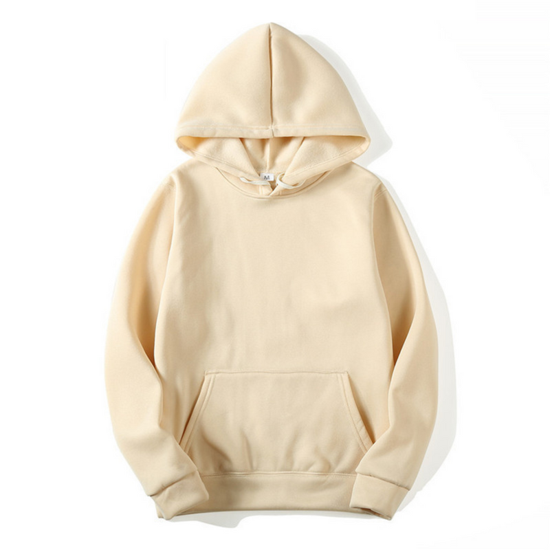 Sweat Homme Classique à Capuche – Beige