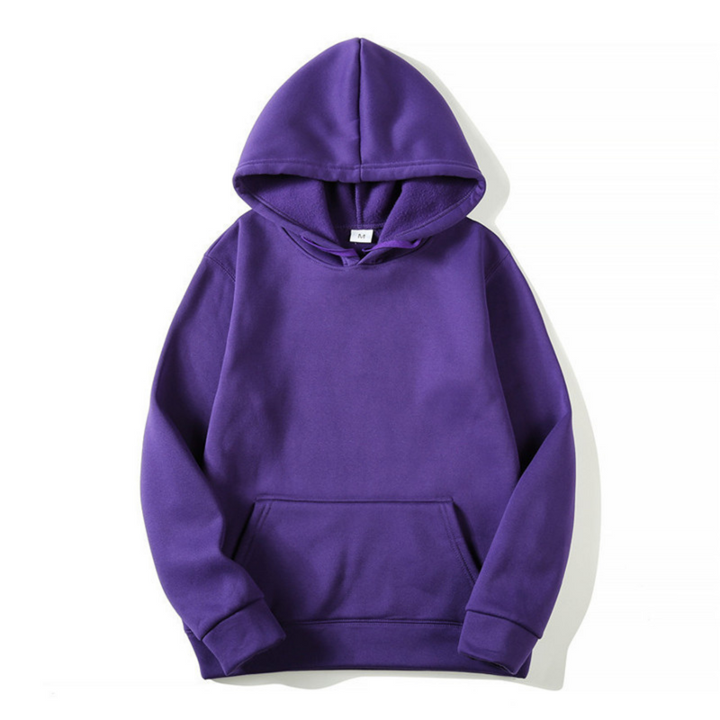 Sweat Homme Classique à Capuche – Violet