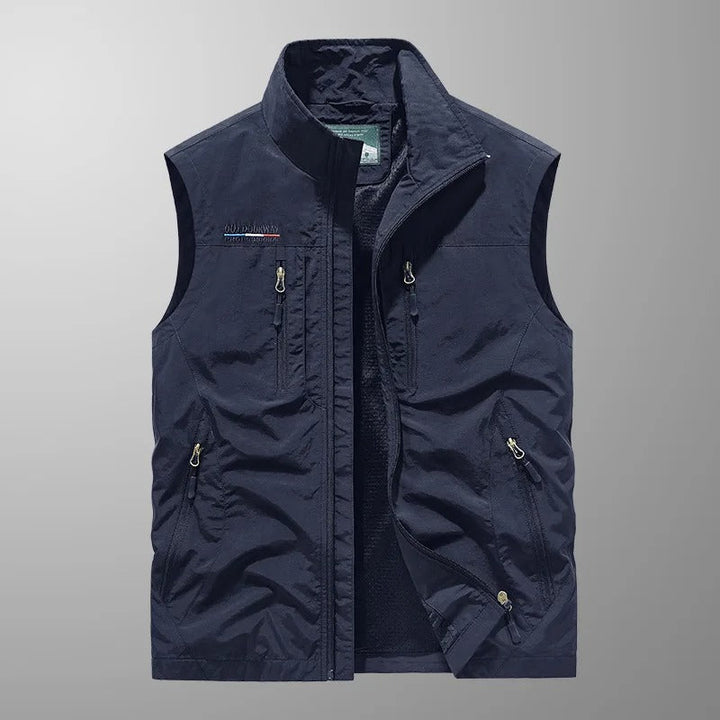 Veste Utilitaire sans Manches – Bleu Marine