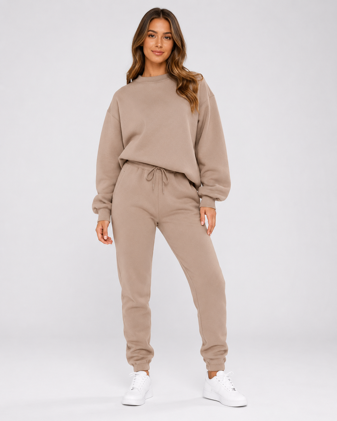 Ensemble Sweat et Pantalon – Beige