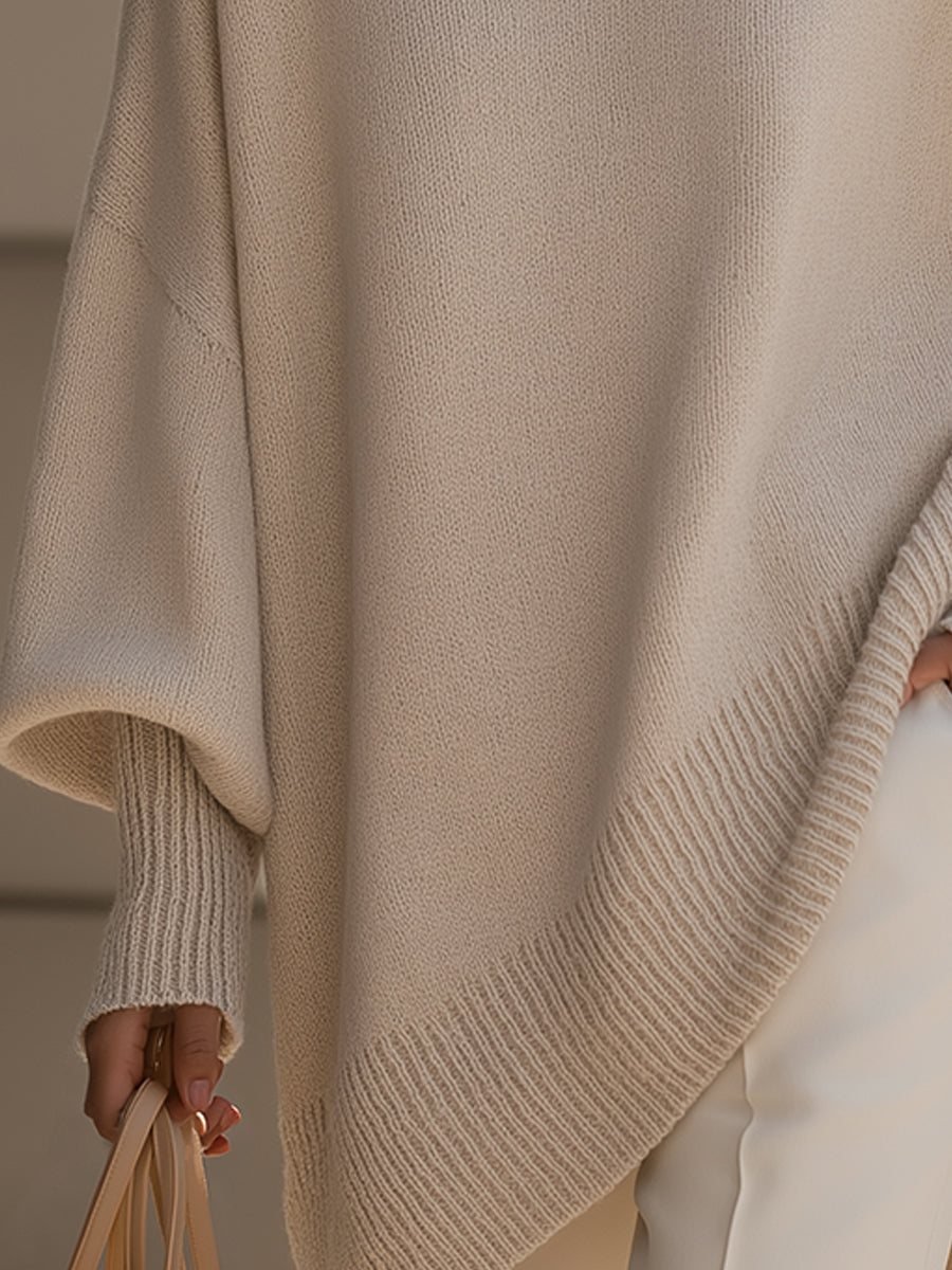Manteau ample à design asymétrique