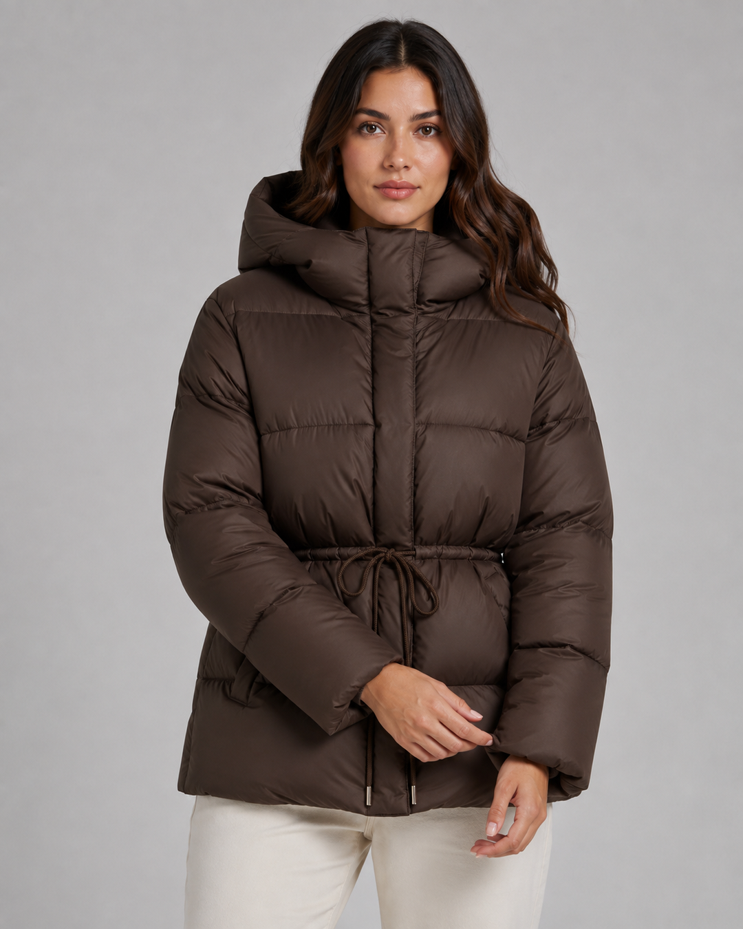Veste Courte à Taille Cordon