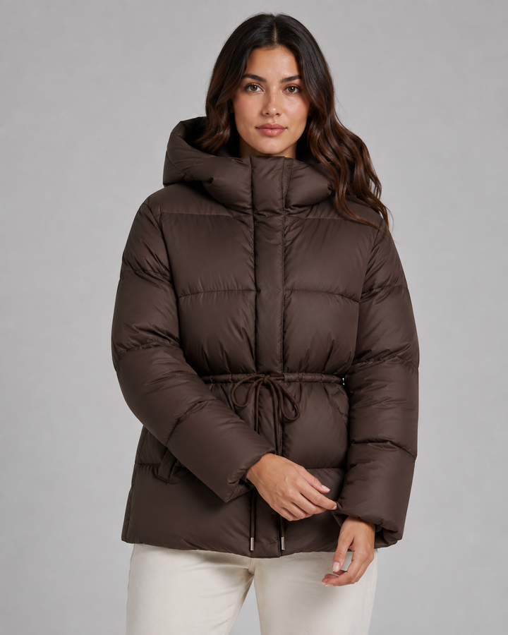 Veste Courte à Taille Cordon