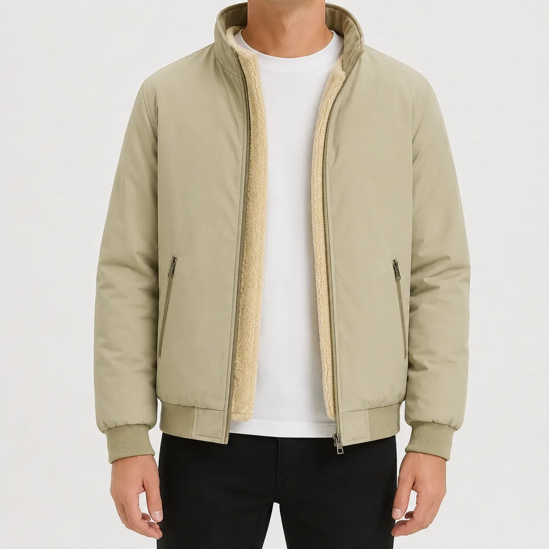 Veste Homme à Doublure Chaude – Beige