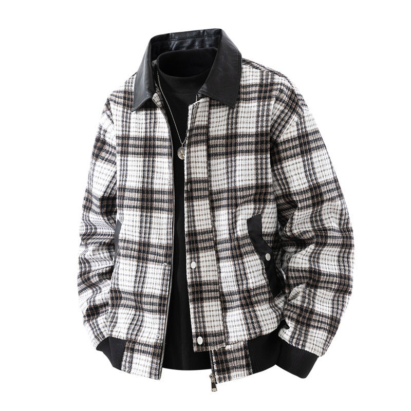 Veste Surchemise à Carreaux – Noir
