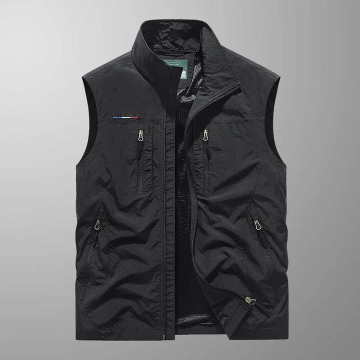 Veste Utilitaire sans Manches – Noir