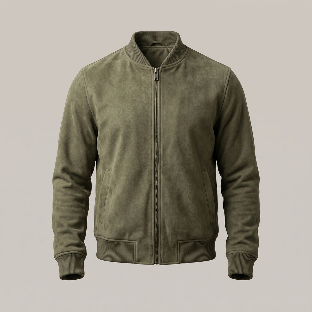 Veste Homme Style Bomber – Vert Olive
